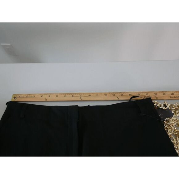 Tommy Hilfiger Women’s Black Chain Belt Wide-Leg Trousers Size 14 Work Pants - Picture 4 of 9